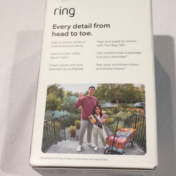 New Ring Battery-Powered HD+ Video Doorbell - Picture 2 of 4